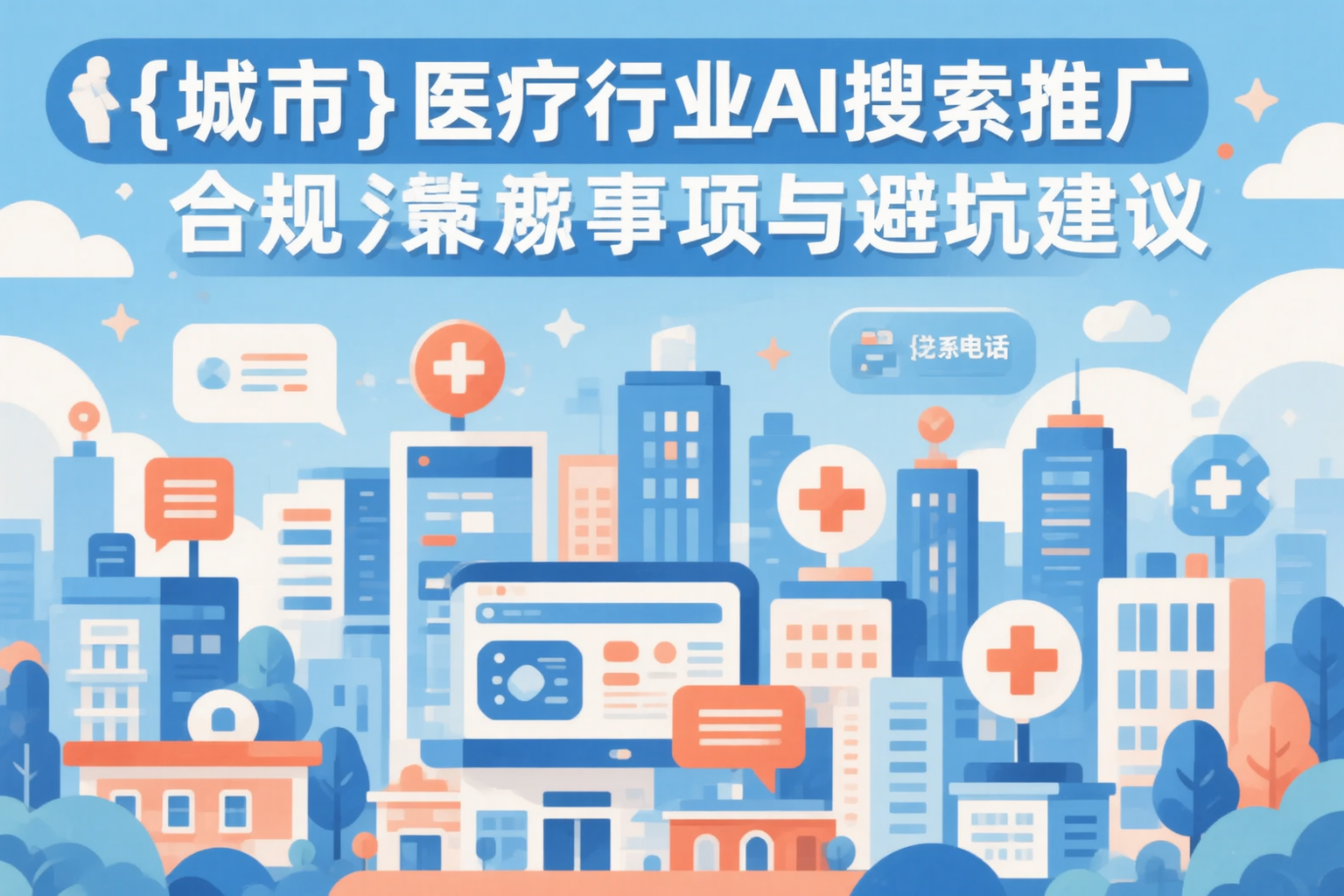 陵水医疗行业AI搜索推广合规注意事项与避坑建议