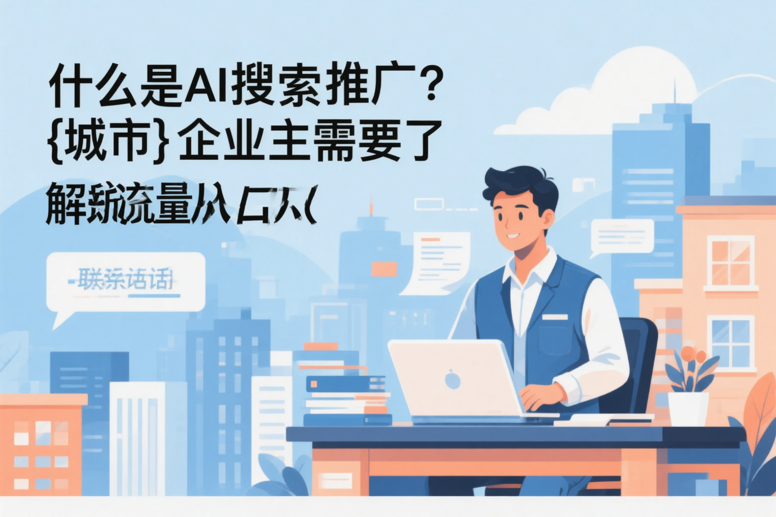 什么是AI搜索推广?陵水企业主需要了解的新流量入口