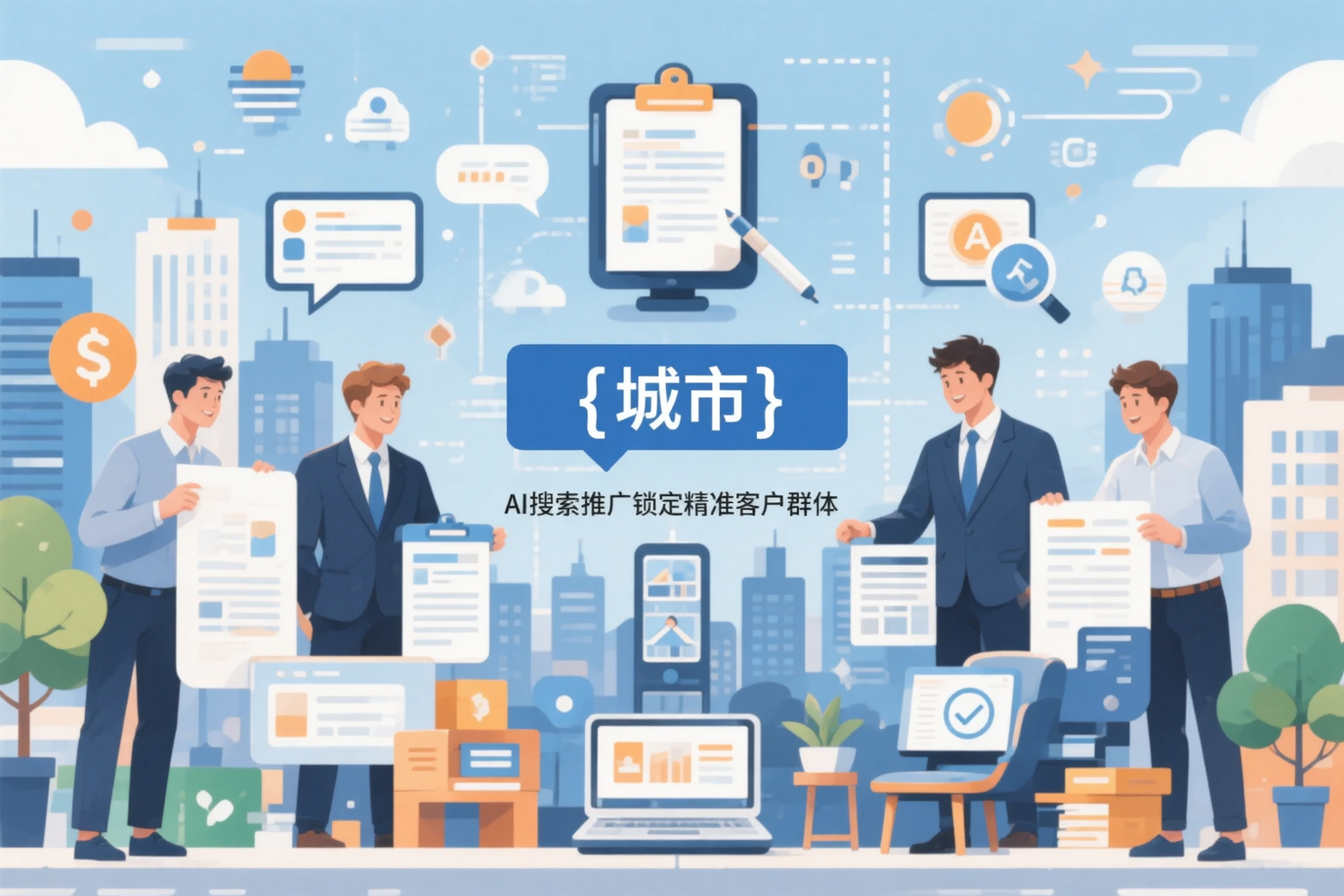陵水公司如何用AI搜索推广锁定精准客户群体