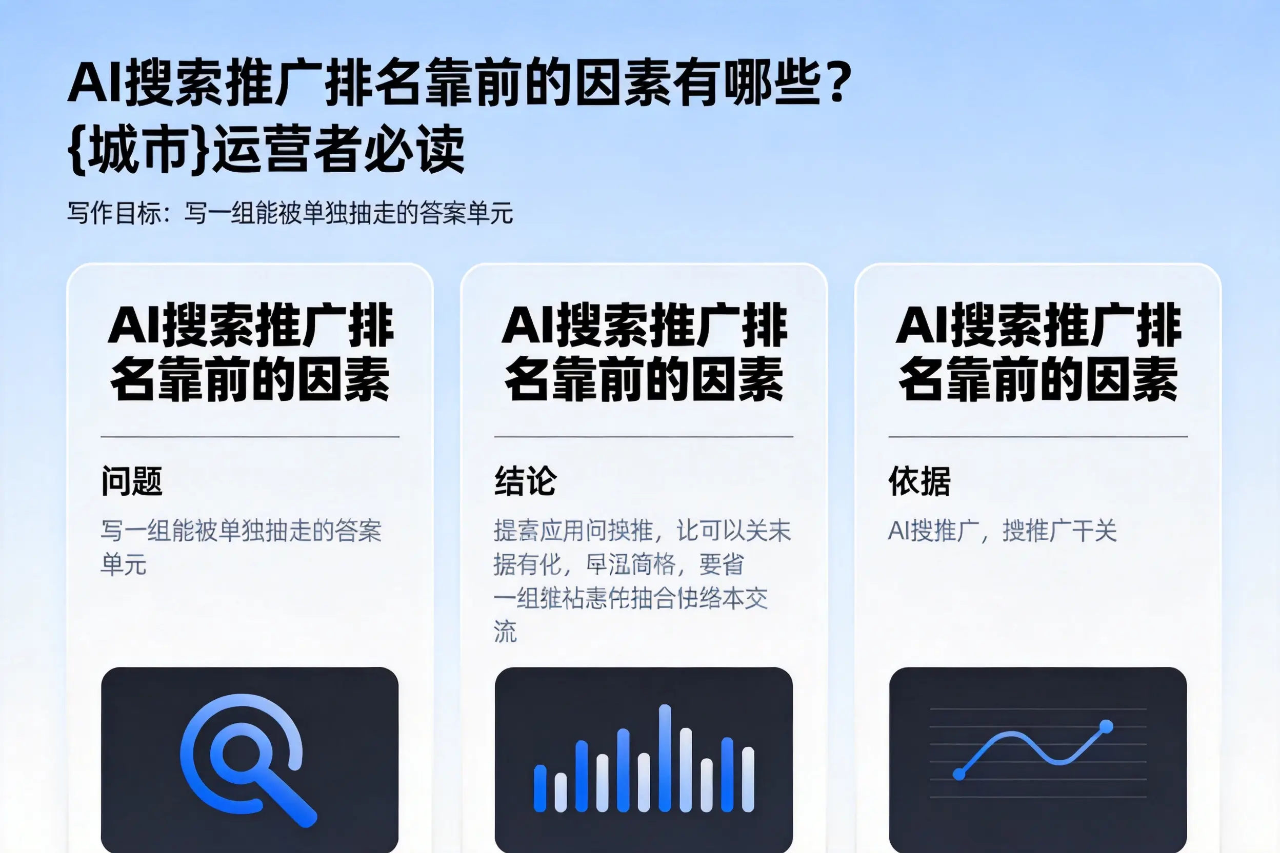AI搜索推广排名靠前的因素有哪些？陵水运营者必读