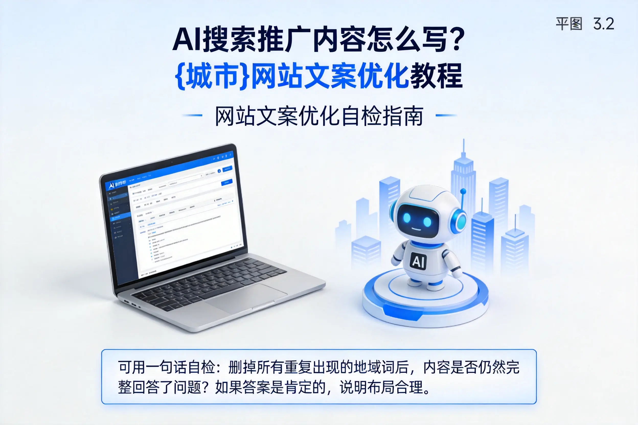 AI搜索推广内容怎么写？陵水网站文案优化教程