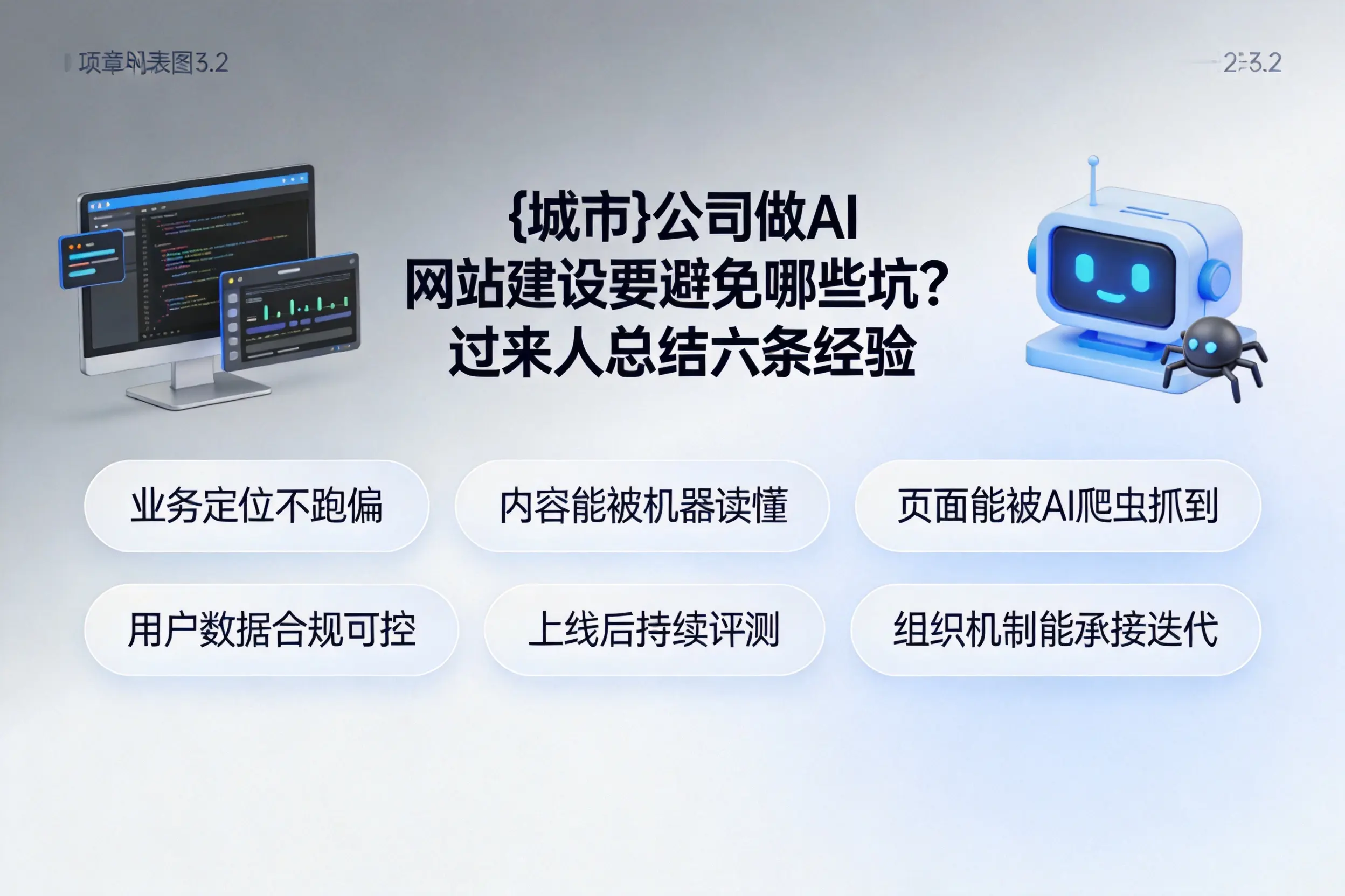 陵水公司做AI网站建设要避免哪些坑？过来人总结六条经验