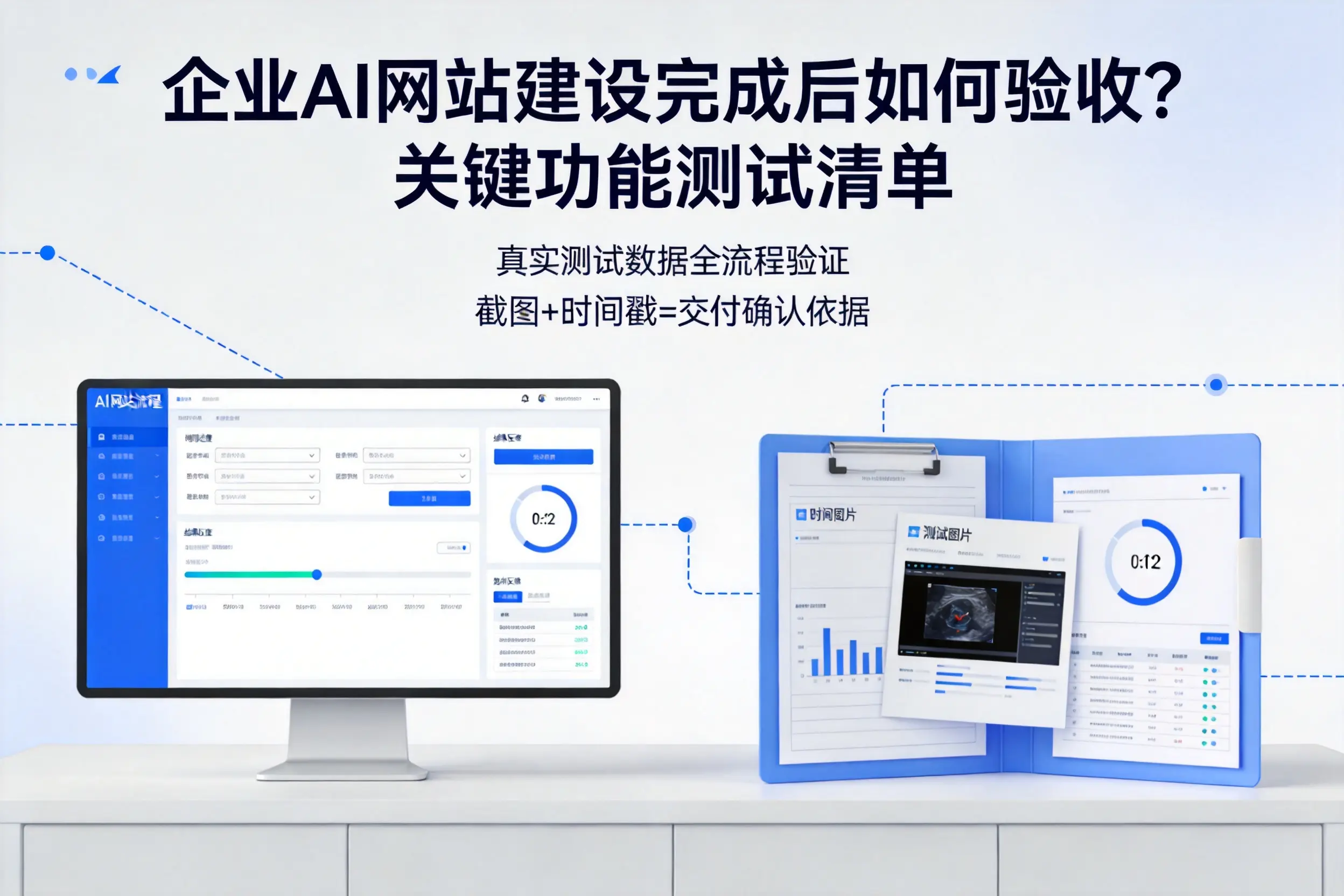 陵水企业AI网站建设完成后如何验收？关键功能测试清单