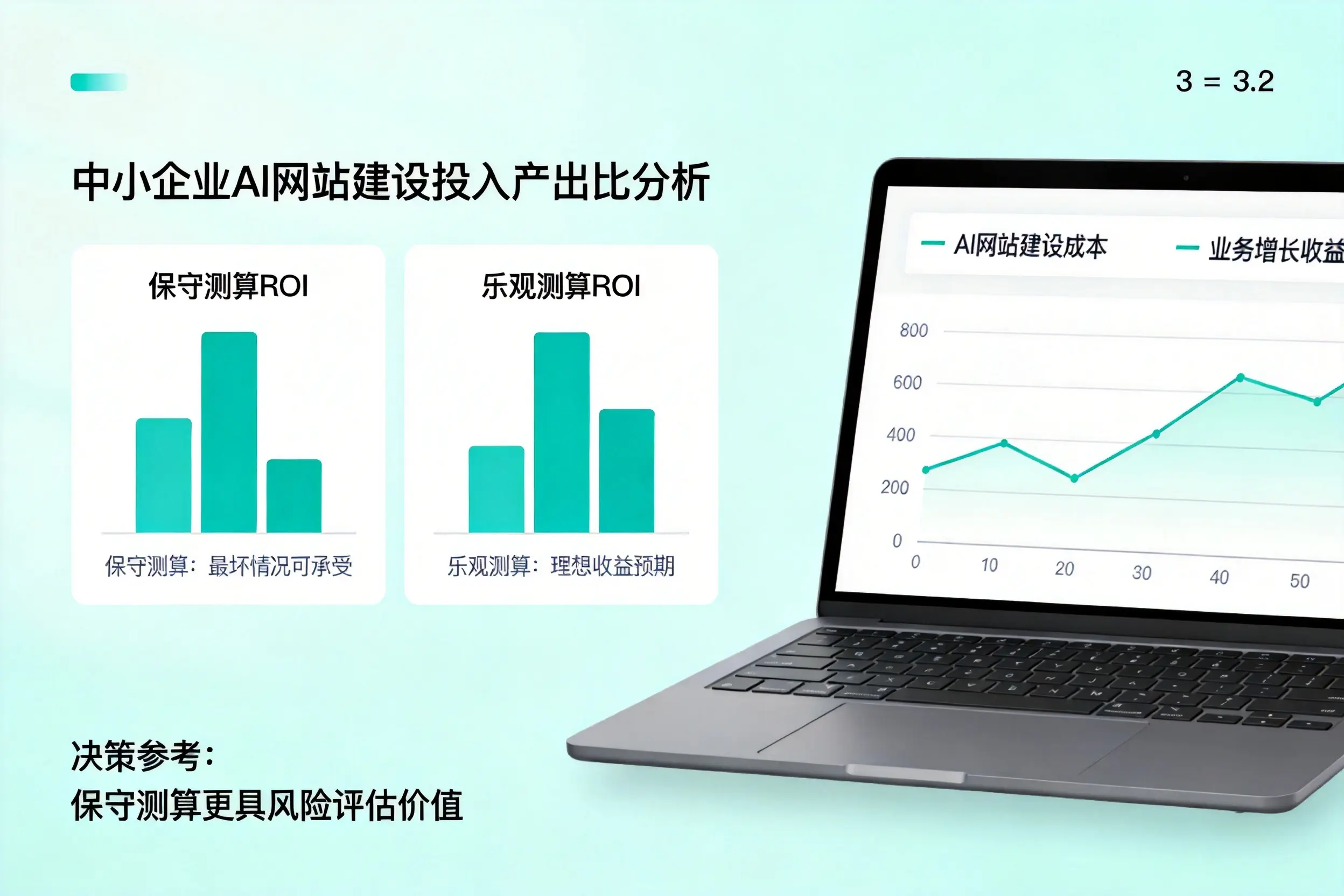 陵水中小企业AI网站建设投入产出比怎么算?先看这份分析