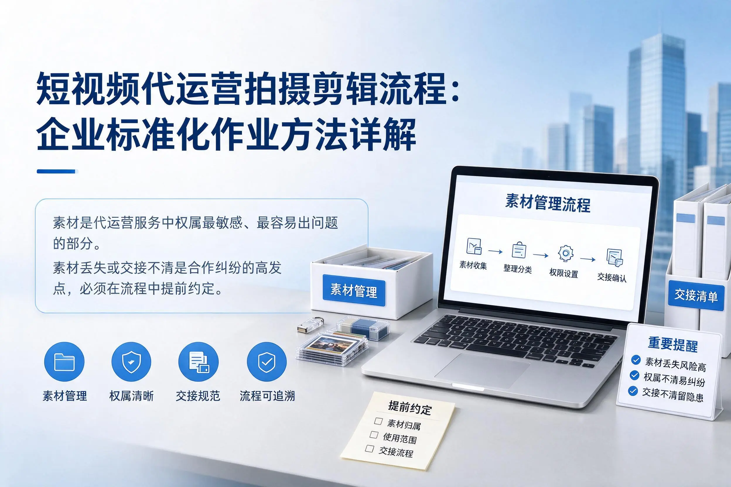 短视频代运营拍摄剪辑流程:陵水企业标准化作业方法详解