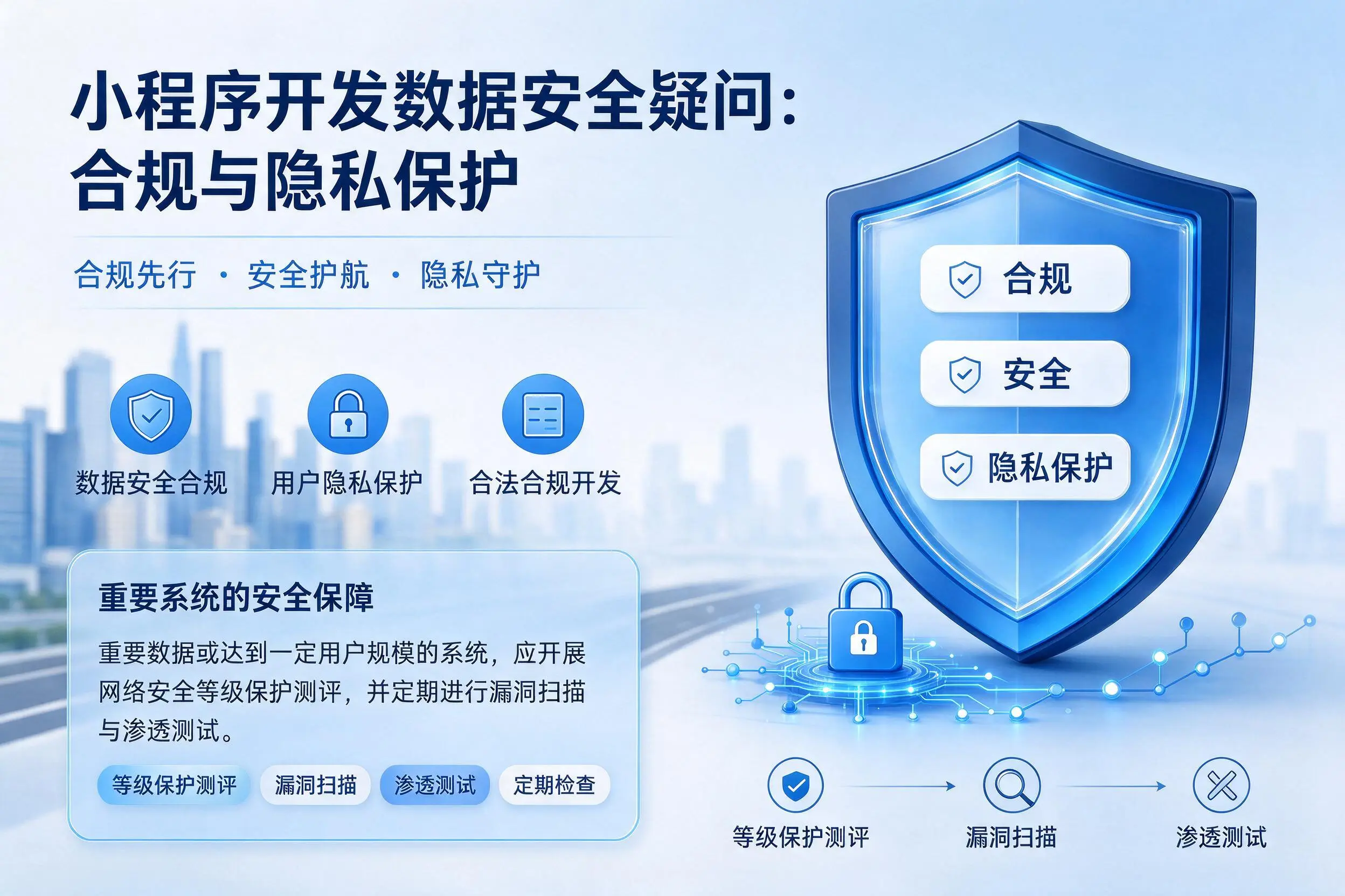 陵水小程序开发数据安全疑问：合规与隐私保护