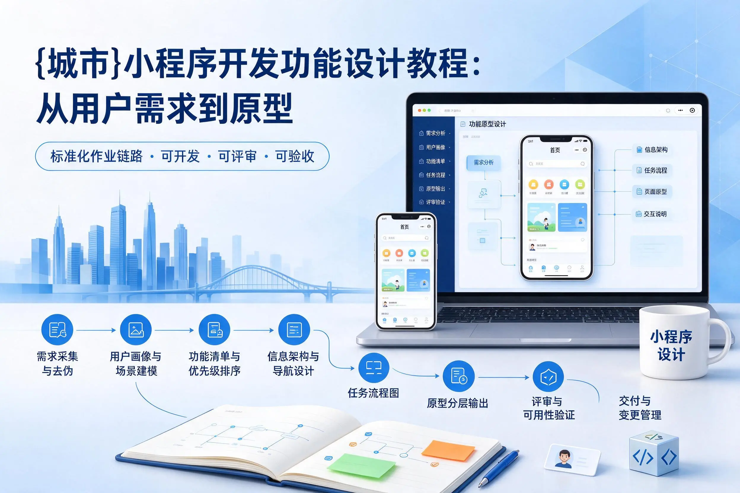 陵水小程序开发功能设计教程:从用户需求到原型