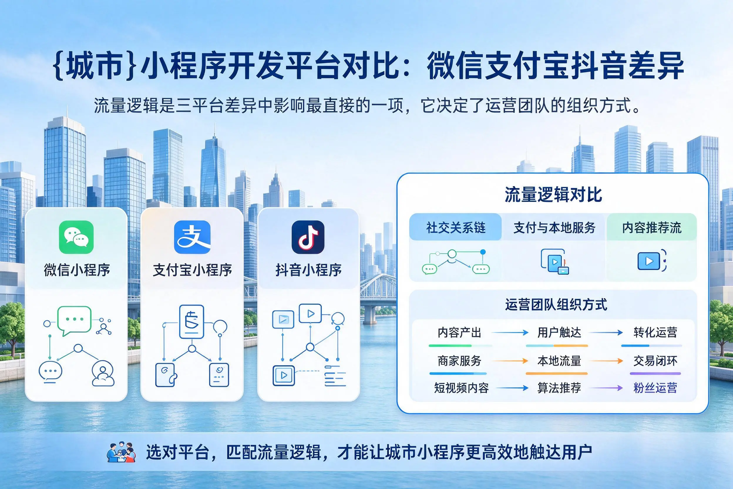 陵水小程序开发平台对比：微信支付宝抖音差异
