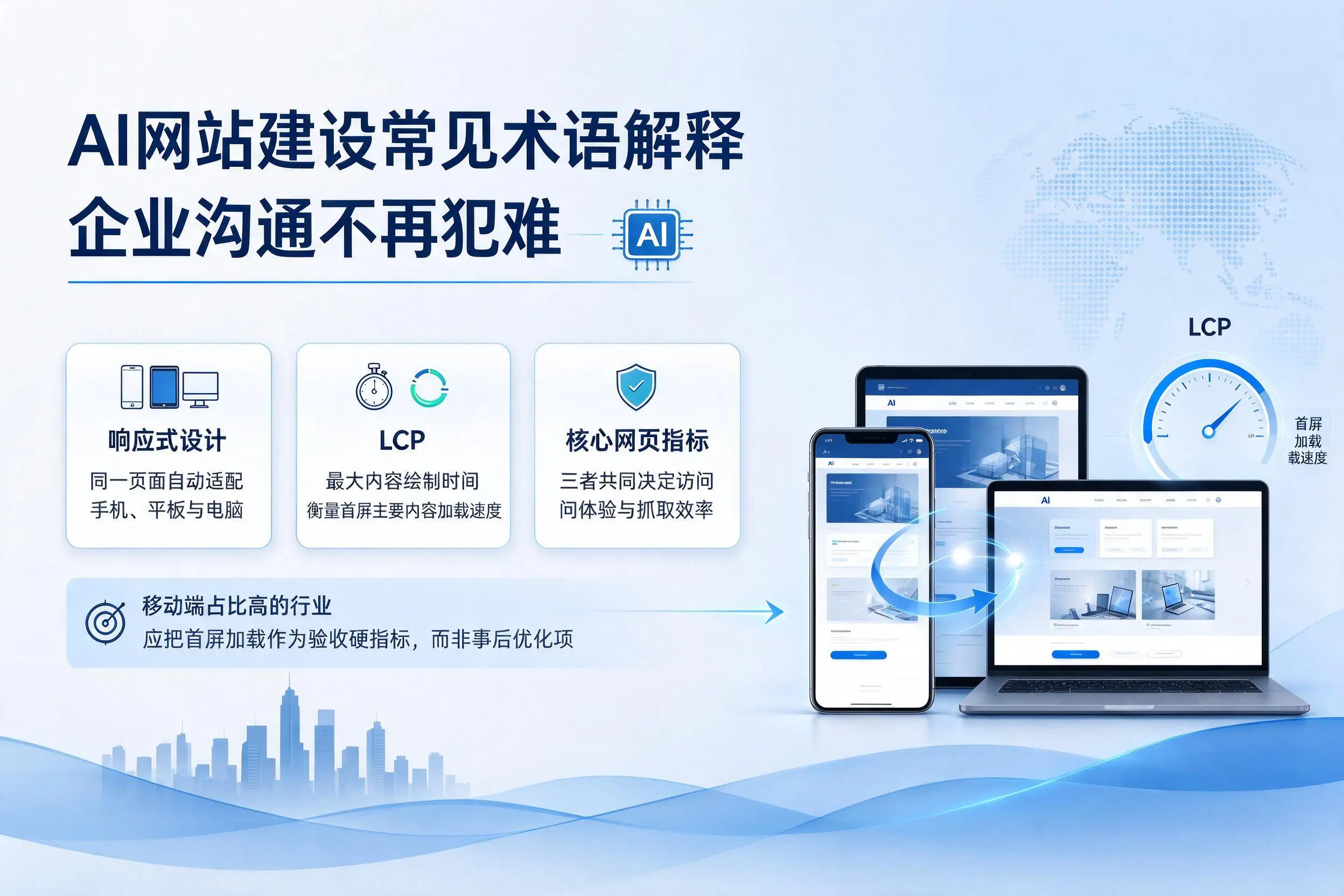 AI网站建设常见术语解释,陵水企业沟通不再犯难